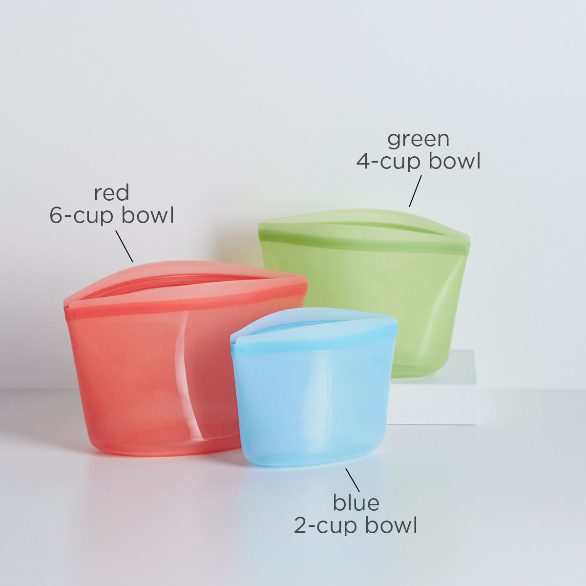 2-Cup Silicone Bowl, Reusable Silicone Bowl